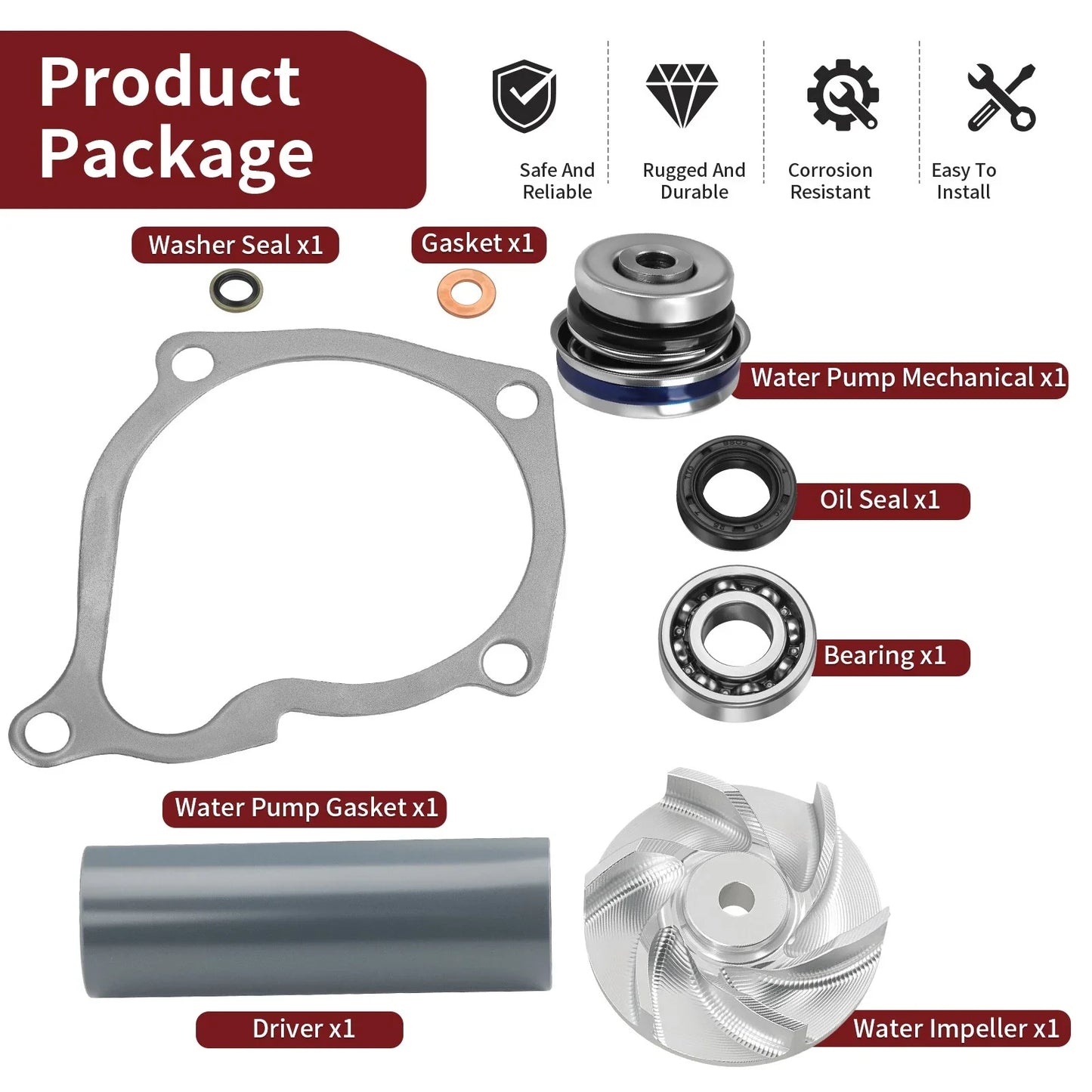 Water Pump Impeller Seal Driver for Polaris Ranger 425/500