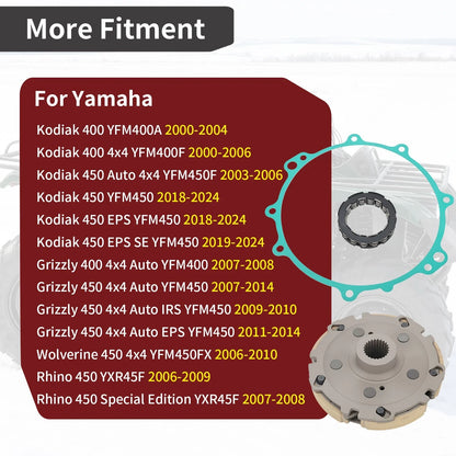 Wet Clutch Centrifugal Carrier w Bearing for Yamaha Kodiak Grizzly (2003–2009)