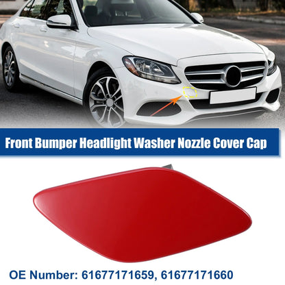 Front Right Bumper Headlight Washer Nozzle Cover Cap for BMW 328i Red