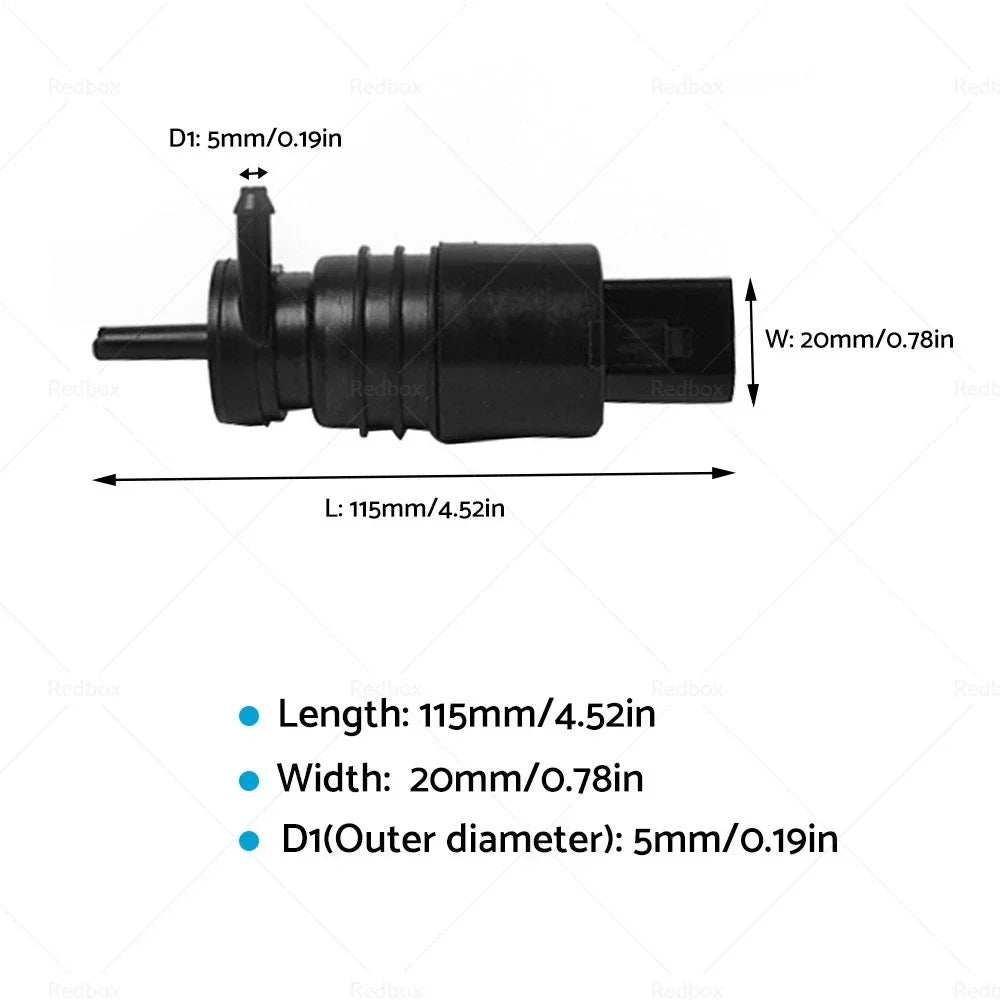 Windshield Washer Pump for BMW E46 318i 320i 325i 328i (1998-2006)