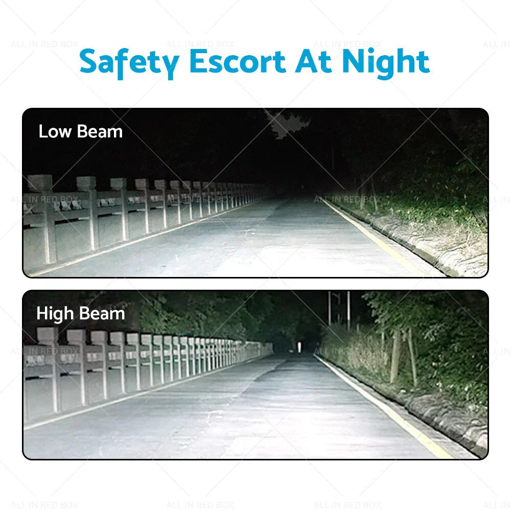 H1 LED Headlight Bulbs 220W 30000LM High Low Beam 6000K for Car