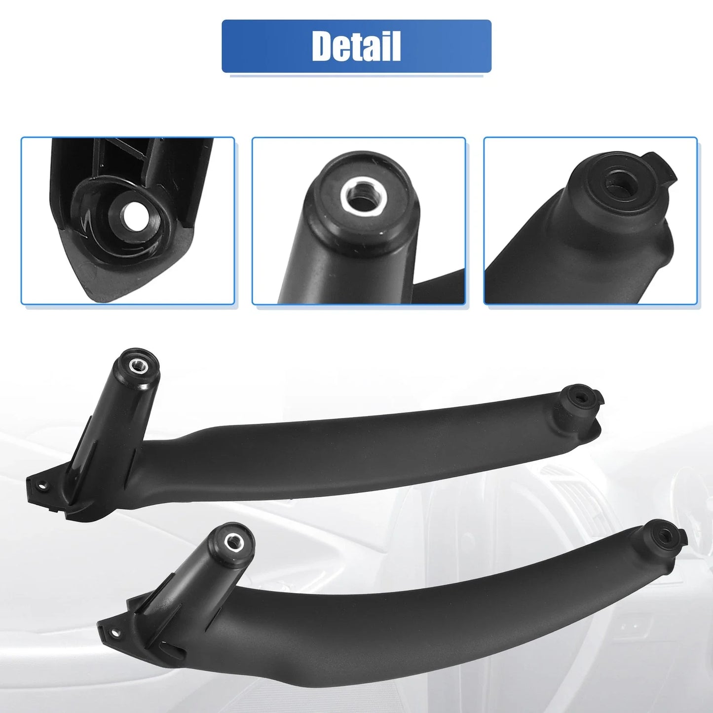 Pair Interior Door Handle Left Right Side Pull Handle BMW X5 (2007-2013)