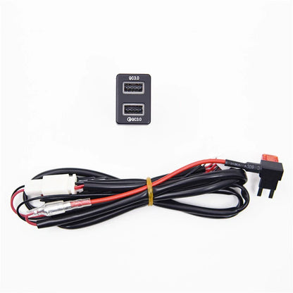 18W Dual QC3.0 Fast Charger for Mitsubishi Outlander Eclipse Cross L200