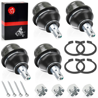 Upper Lower Ball Joints 4 Pack for Suzuki KingQuad 500 LTA500 AXi (2011–2023)