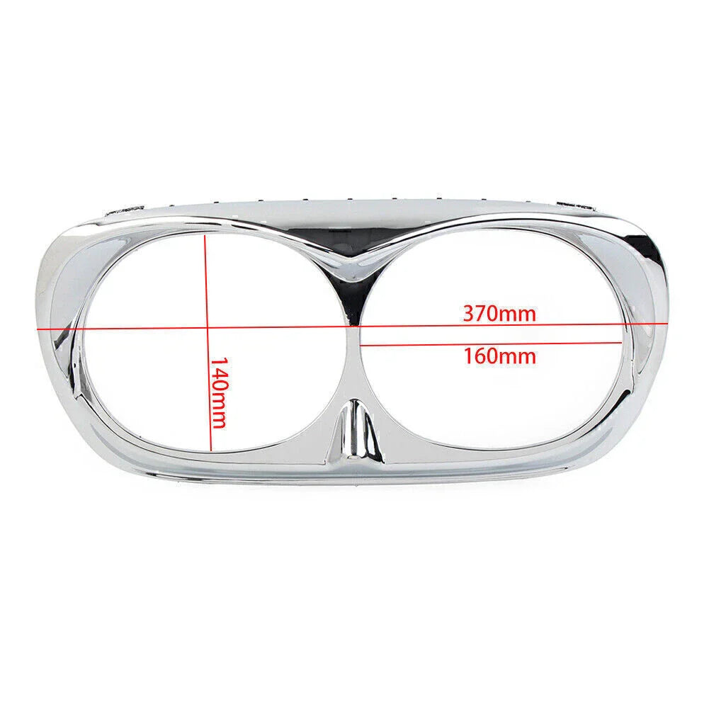 Chrome ABS Headlight Bezel for Harley Road Glide FLT (1998-2013)