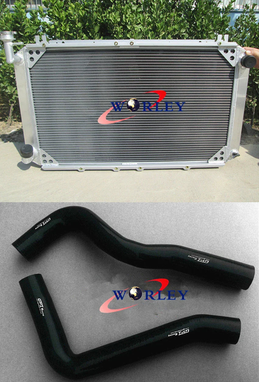 3 Row Aluminum Radiator & Hose for Nissan Patrol GQ Y60 (1997-1999)