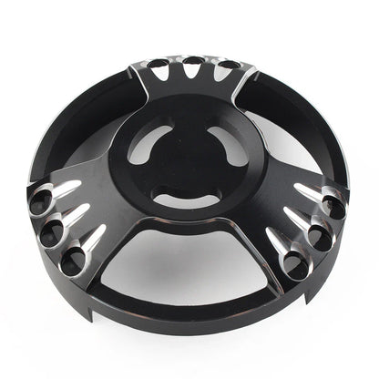 Black CNC Aluminum Derby Cover for Harley XL883 (2013-2023)