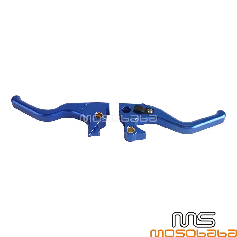 3 Finger 5.3'' Brake & Clutch Levers  Blue for Harley Sportster (2007-2023)