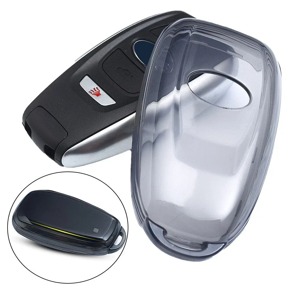 Black Transparent Key Fob Case Cover for Forester (2015–2024)