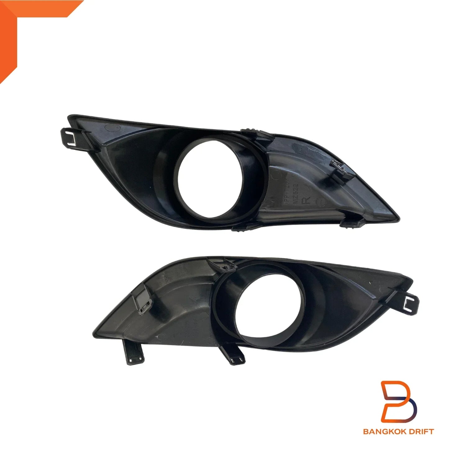 Fog Lamp Spot Light for Mazda BT-50 UTE (2012-2018) - Black Cover Chrome Trim