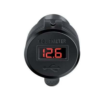 Type-C Dual USB Charger with Voltmeter for BMW Motorrad (2013-2023)