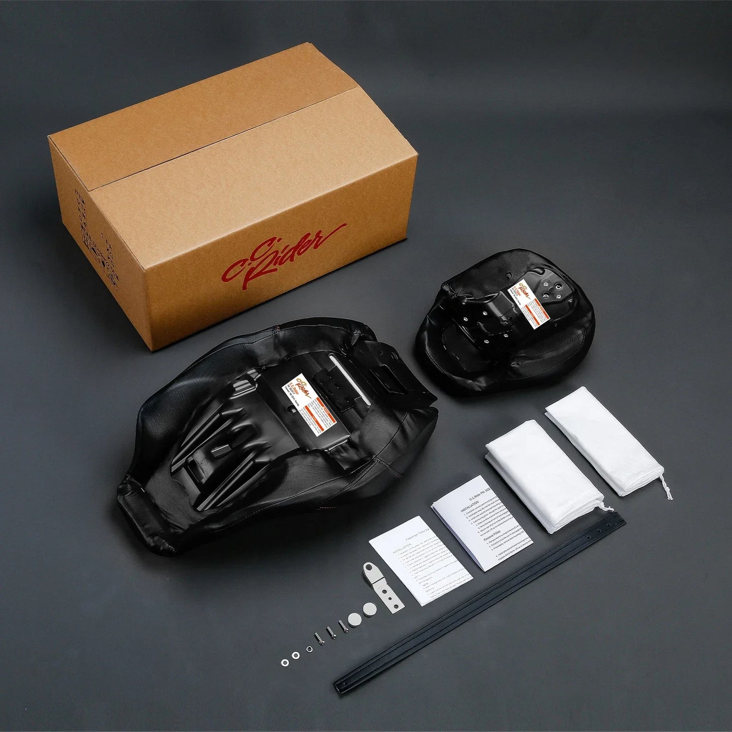 Gel Driver Passenger Pillion Seats for Harley Street Glide (2009-2023)