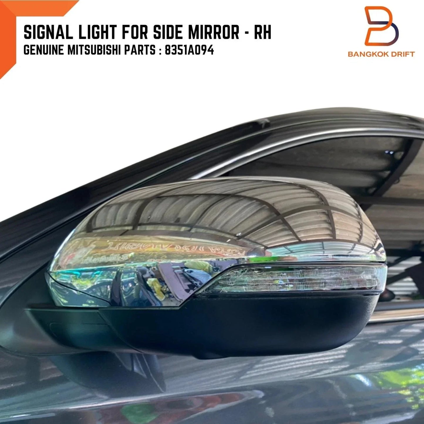 Right Mirror Indicator Light RH for Mitsubishi Triton, Pajero Sport (2015-2023)