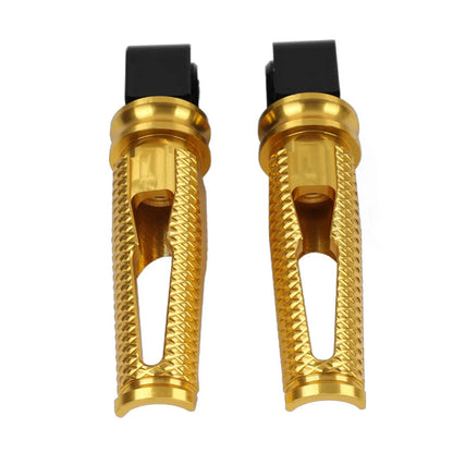 Gold Passenger Rear Footrest Pegs for Kawasaki Z300 400 650 900 ZX6R (2015-2023)