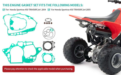 Engine Gasket and Seal Kit for Honda TRX450R Sportrax (2004–2005)