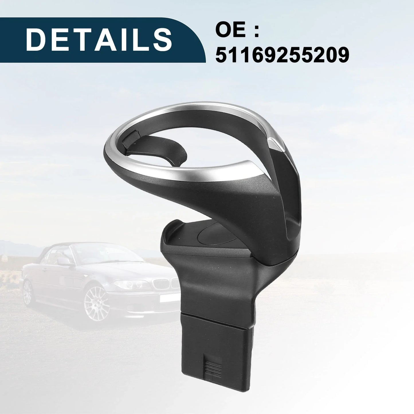 Cup Holder for BMW X1 Instrument Panel Drink Holder