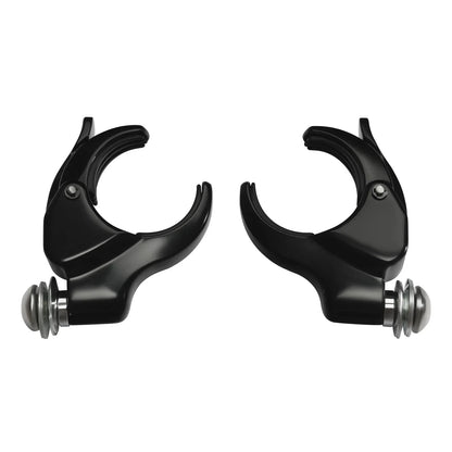 4 x 49mm Windshield Clamps for Harley Breakout FXBRS, Street Bob (2018-2024)