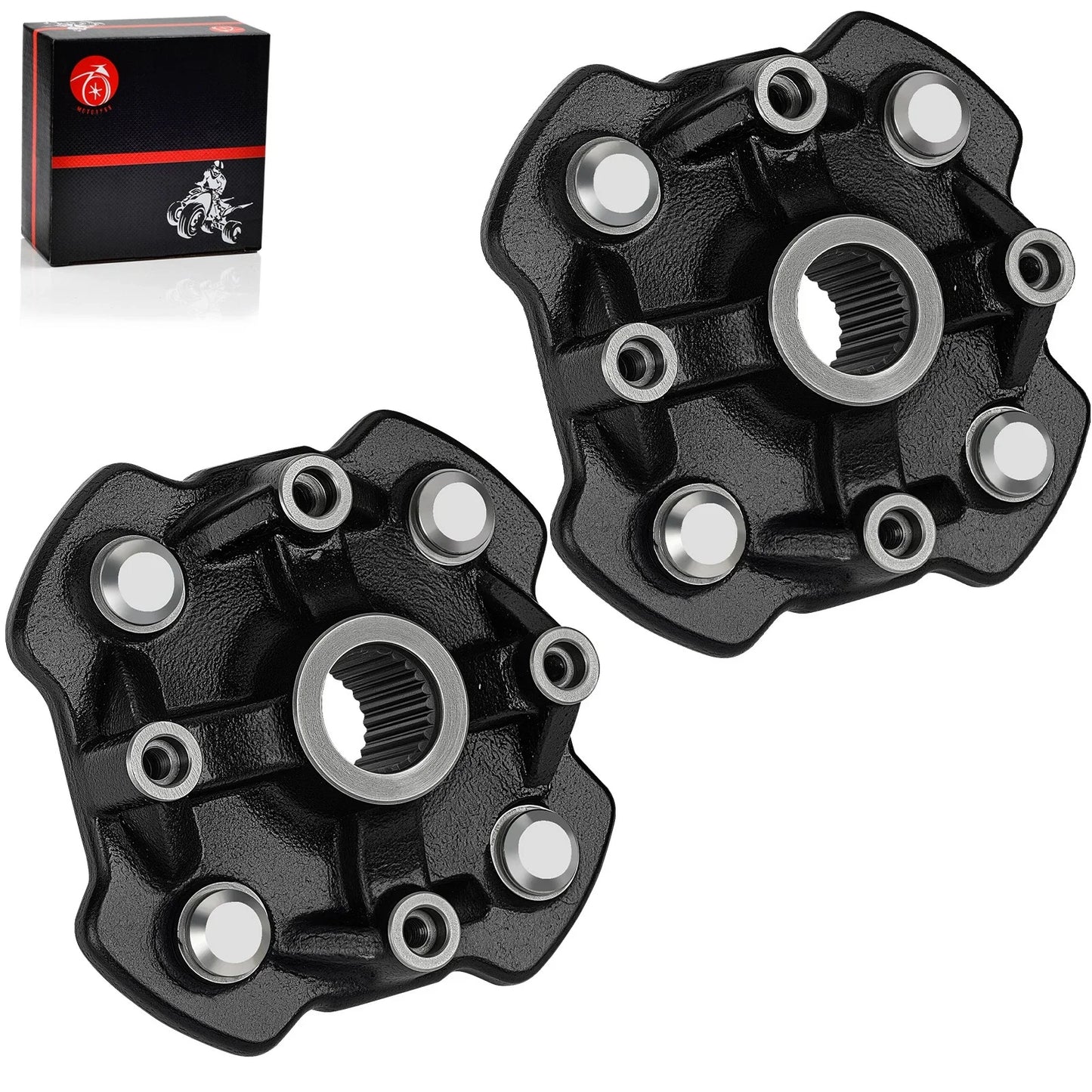 2x Front Left & Right Wheel Hubs for Honda Foreman 500 TRX520FM1/FM2/FE2