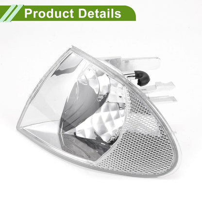 Left Corner Signal Light Cover for BMW 3 Series Clear