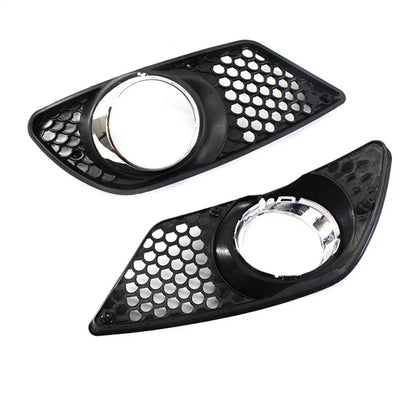 Left & Right Fog Light Grille Covers for Mercedes-Benz C300 C350 (2008-2015)