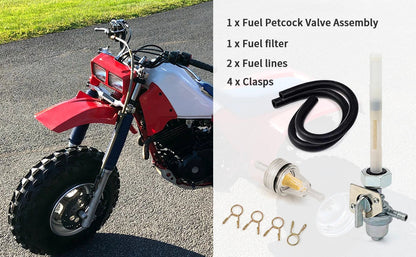 Fuel Petcock for Honda FourTrax TRX300/TRX250/TRX250X/TRX200SX (1988–1988)