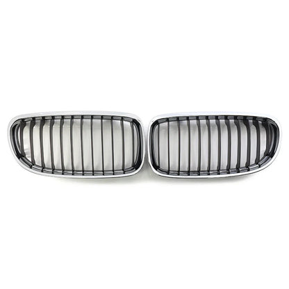 Front Kidney Grille Chrome Black for BMW E90 E91 328i 335i (2009-2011)