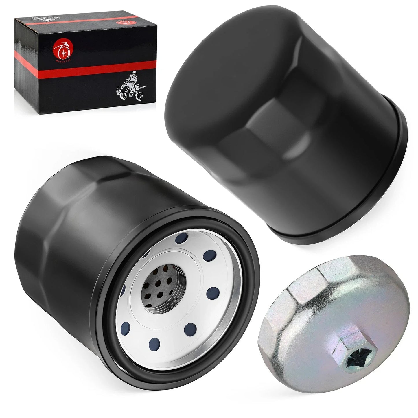 Oil Filter 2x Kawasaki Prairie 300 KVF300 (1999–2002)