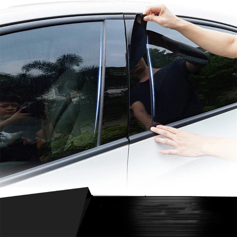 6 x Door Cover Trim Kit Black for Acura TL (2004-2008)