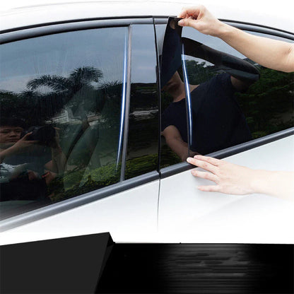 6 x Door Cover Trim Kit Black for Acura TL (2004-2008)
