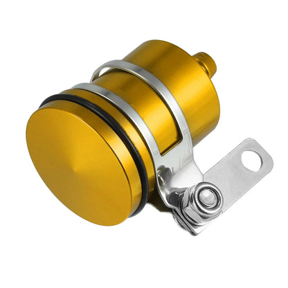 Motorcycle Front Brake Master Cylinder Oil Tank Cup for Yamaha BMW Gold Tone