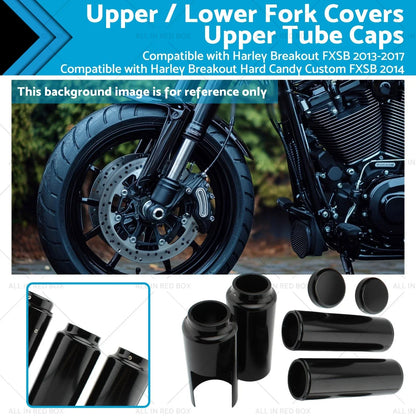 Front Fork Covers for Harley Breakout FXSB 2013-2017
