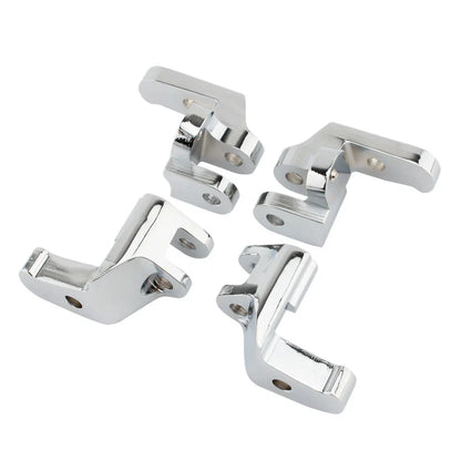 Front Driver Floorboard Relocation Brackets for Harley Touring Road Glide (2014-2023)