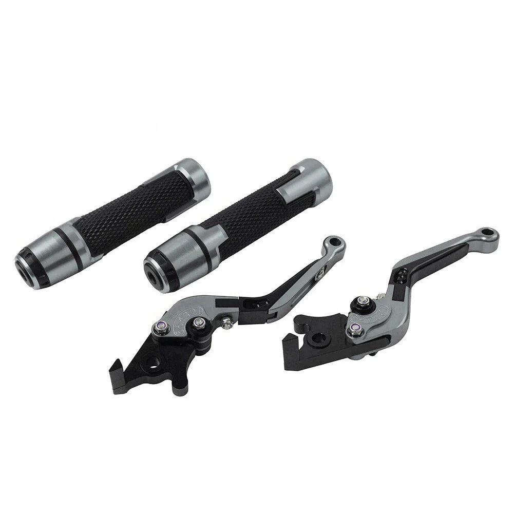 Extendable Brake Clutch Levers & Handlebar Grips for Suzuki GSXR750