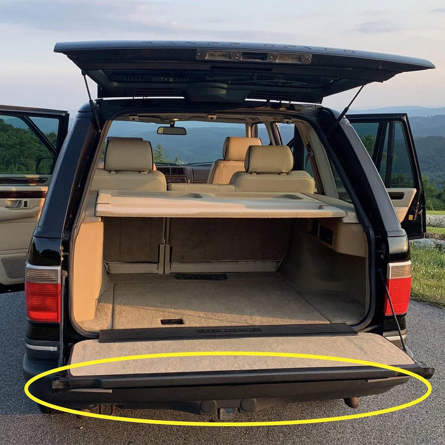 Rear Tailgate Cover Trim for Range Rover P38 (1994-2000)