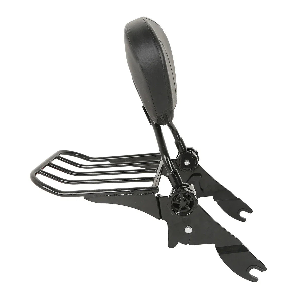 Detachable Backrest Sissy Bar & Luggage Rack for Harley Touring (2009-2025)