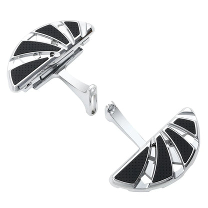 Chrome Rear Passenger Footboards for Harley Road King Street Glide (1993 - 2025)