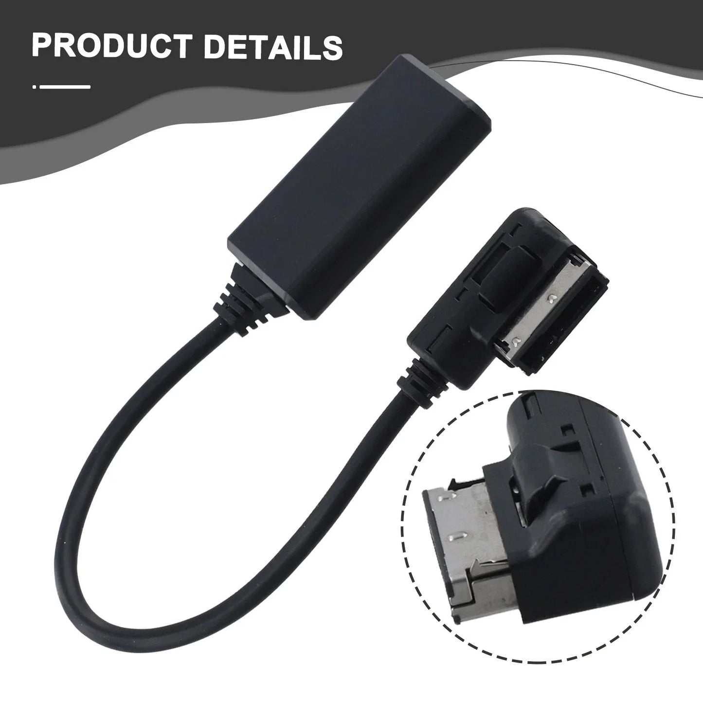 AUX Audio Cable Adapter for A5/A6/A8/Q7 AMI MMI