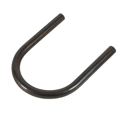 210mm Flat Rear Seat Loop Frame Hoop for Honda Yamaha Black Steel