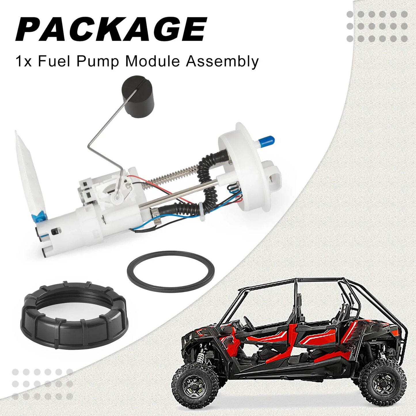 Fuel Pump Module Assembly for Polaris RZR 900/1000 XP/XP 4 (2014–2024)