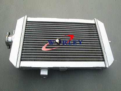 Aluminum Radiator + Fan for Yamaha Raptor 660 YFM660R ATV (2002-2005)