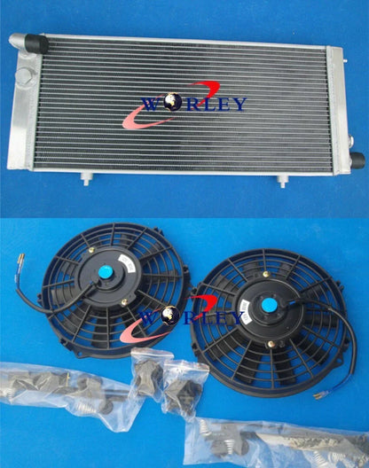 Aluminum Radiator & Fan for Peugeot 205 GTI 1.9L (1986-1993)