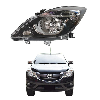 Left Sport Black Headlight for Mazda BT-50 UP UR (2012-2019)