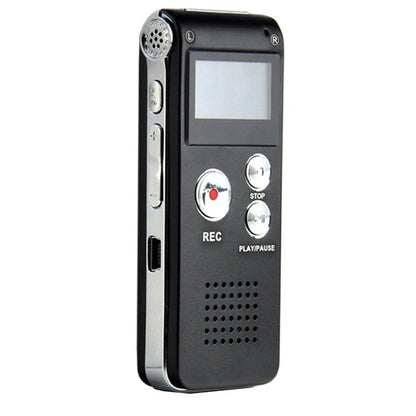 8GB Digital Audio Voice Recorder for Black (No Year Specified)