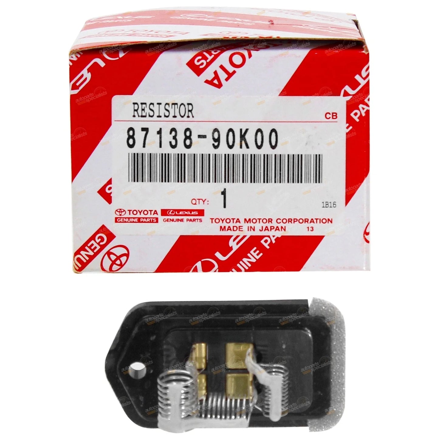 Heater Fan Resistor for Landcruiser Bundera LJ70 2.4L 4cyl 2L-T