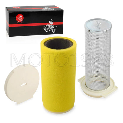 2 x AIR FILTER CAGE GUIDE & AIR FILTER for YAMAHA KODIAK 400 (2000–2002)