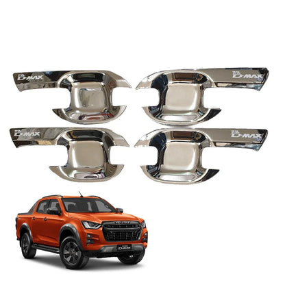 Chrome Door Handle Insert Bowl Cover Trim for Isuzu D-Max RG01 (2020-2022)