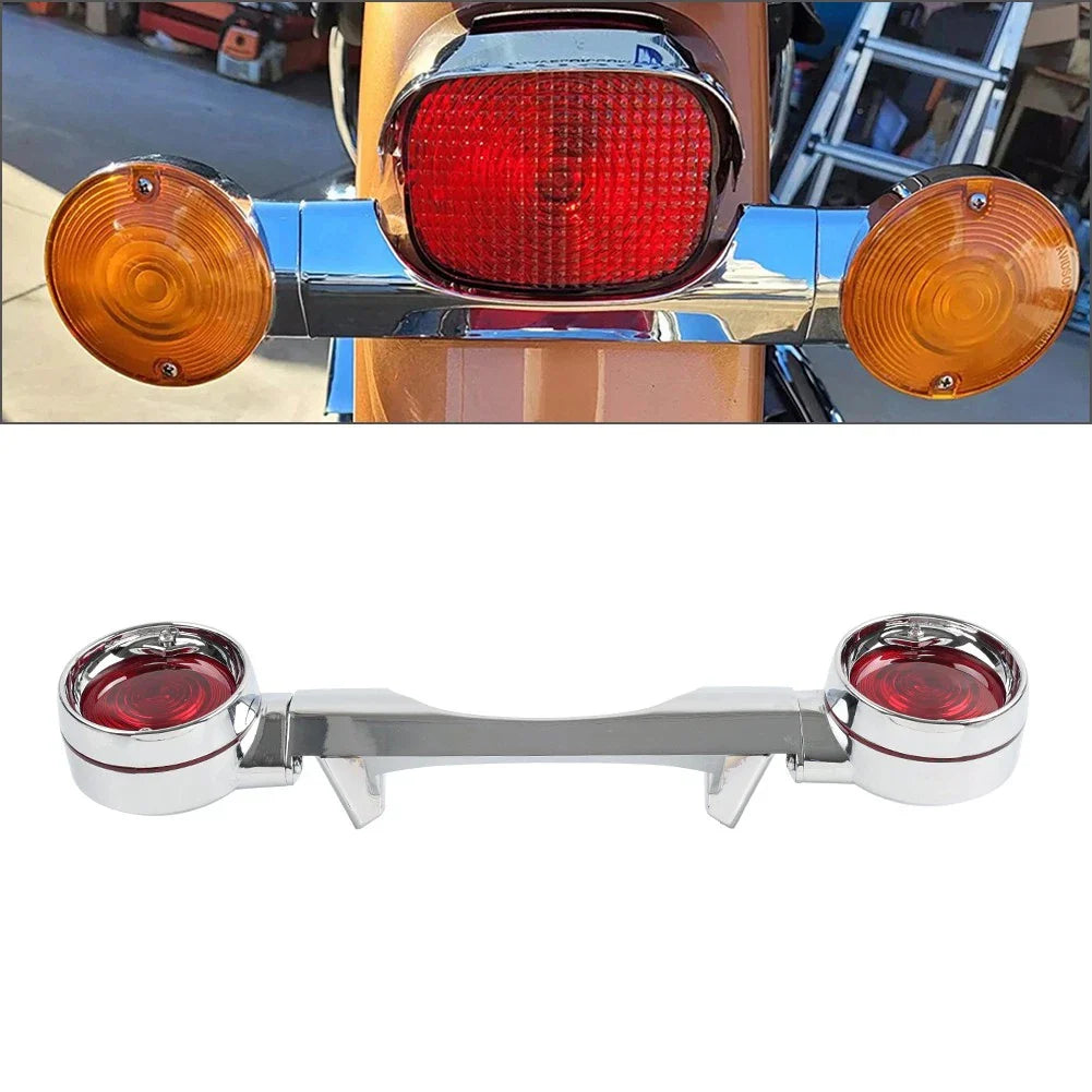 8.25" Rear Turn Signal Light Bar Lens for Harley FLSTN FLST FLHTC (2000-2017)