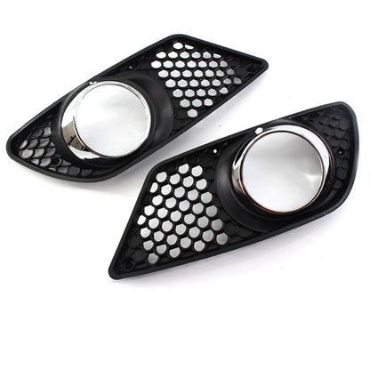 Left & Right Fog Light Grille Covers for Mercedes-Benz C300 C350 (2008-2015)