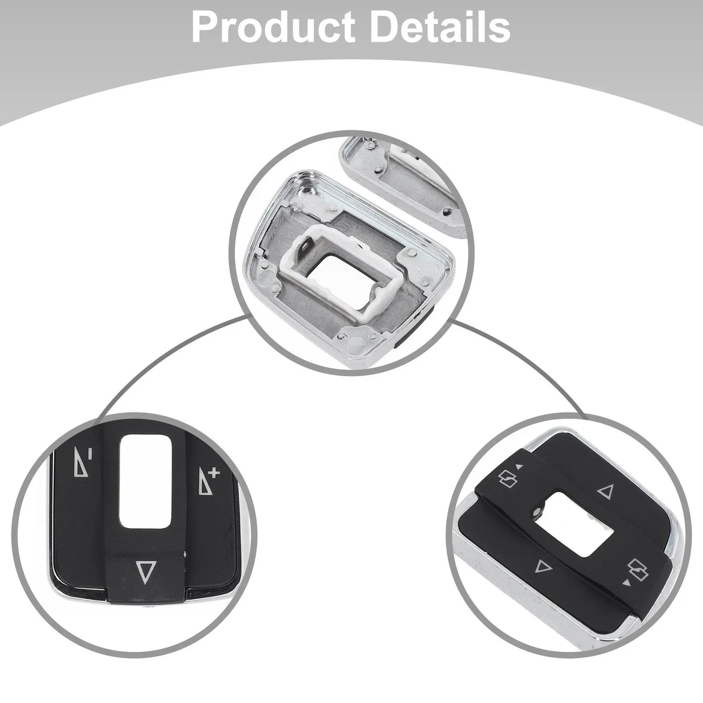 Steering Wheel Volume Switch Button Trim Cover for Passat B7 (2010–2015)