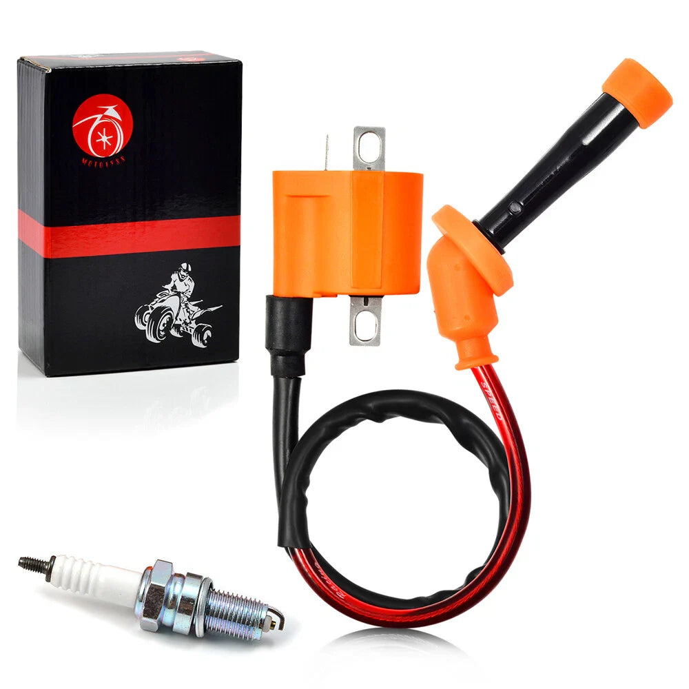 Ignition Coil & Spark Plug for Yamaha Raptor YFM660R (2001–2005)